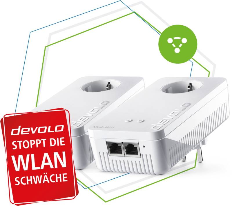 Mesh WLAN 2 Starter Kit Power WLAN von Devolo