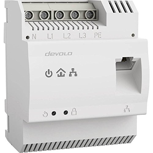 devolo LAN Powerline Adapter, dLAN pro 1200 DINrail -bis zu 1.200 Mbit/s, Hutschienen Powerlan Adapter, Internet aus dem Verteilerkasten, grau devolo LAN Powerline Adapter, dLAN pro 1200 DINrail -bis zu 1.200 Mbit/s, Hutschienen Powerlan Adapter, Internet aus dem Verteilerkasten, grau von Devolo