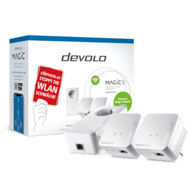 devolo Magic 1 WiFi mini Multiroom Kit (1200Mbit, G.hn, Powerline + WLAN, Mesh) von Devolo