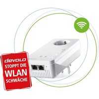 devolo Magic 2 WiFi ac Next Ergänzung (2400Mbit, Powerline + WLAN, 2x LAN, Mesh) von Devolo