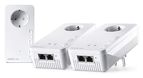 devolo Magic 2 Wifi AC Multiroom Kit: Ideal für Home Office und Streaming, Weltweit schnellstes Powerline-Multiroomkit für zuverlässiges WLAN ac einfach via Stromleitung, bis 2400 Mbit/s von Devolo