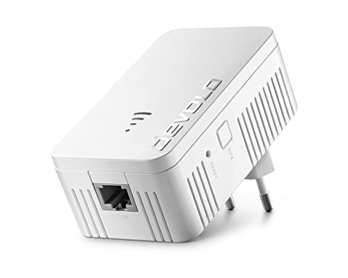 devolo WiFi 5 Repeater 1200, WLAN Repeater, bis zu 1.200 Mbit/s, WLAN Verstärker, Access Point, WiFi Extender, 1x LAN Anschluss, weiß von Devolo