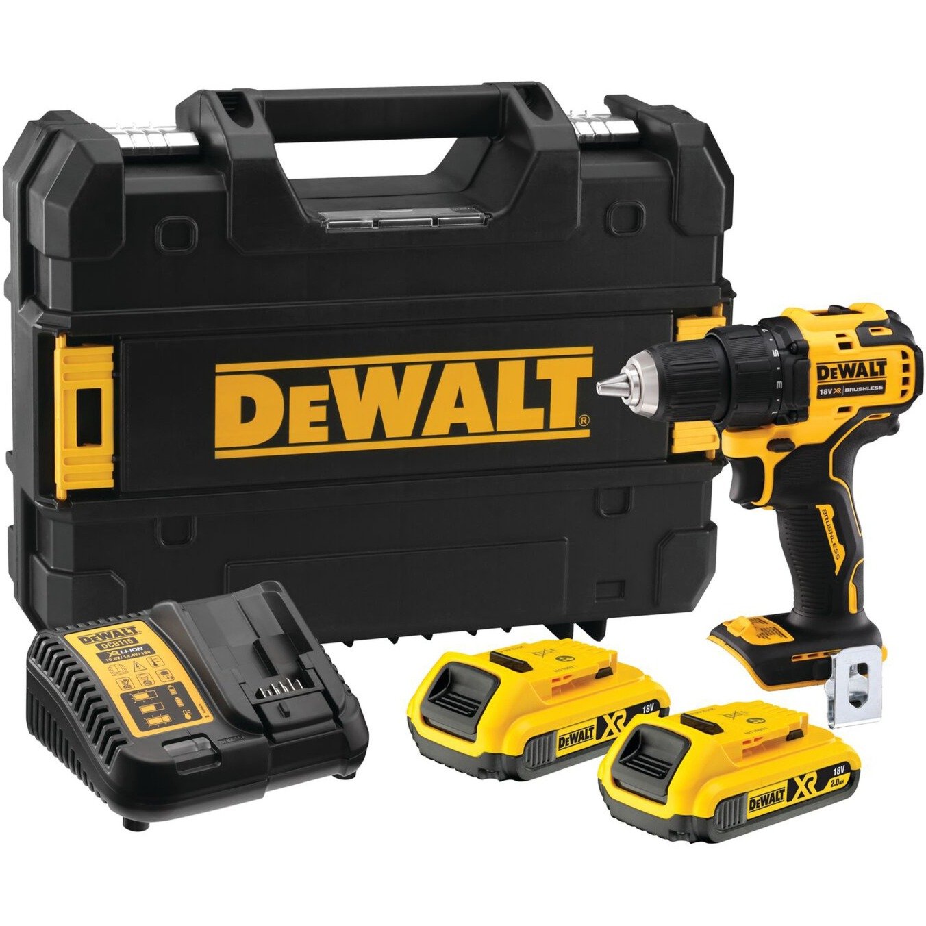 Akku-Bohrschrauber DCD708D2T, 18Volt von Dewalt