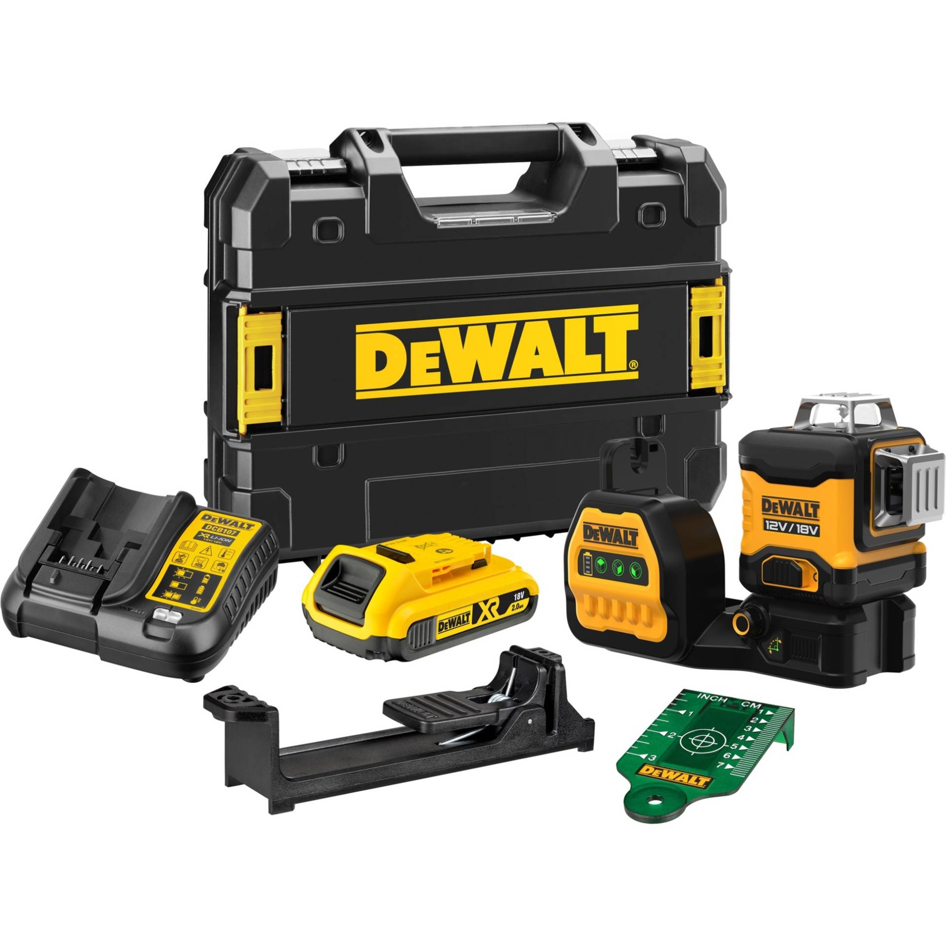Akku-Multilinienlaser 3x360° DCE089D1G18-QW, 18Volt, Kreuzlinienlaser Akku-Multilinienlaser 3x360° DCE089D1G18-QW, 18Volt, Kreuzlinienlaser von Dewalt
