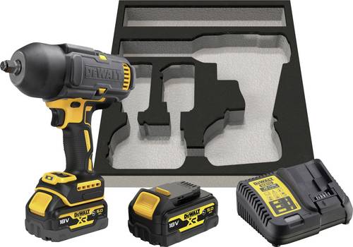 DEWALT DCF900P2G-QW Akku-Schlagschrauber 18V 5.0Ah Li-Ion inkl. Akku, inkl. 2. Akku, inkl. Ladegerät von Dewalt