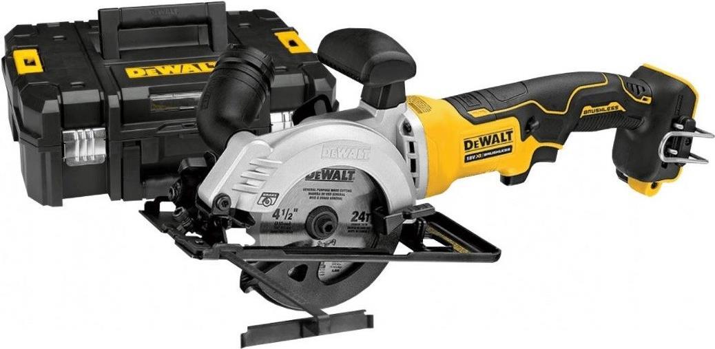 DEWALT DCS571NT-XJ Tragbare Kreissägemaschine 115 mm 18V T-STAK Schwarz, Gelb (DCS571NT-XJ) von Dewalt