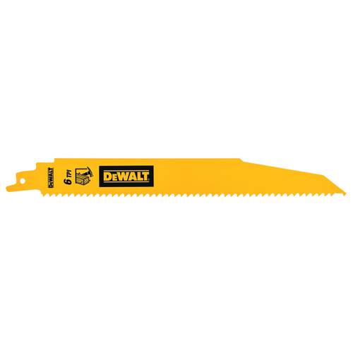 DEWALT DT90381-QZ Saebelsaegeblatt BIM Holz 228mm 6TPI 5St. von Dewalt