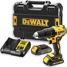 DeWALT DCD777S2T-QW - Bohrer/Schrauber - 380 W - 2 Geschwindigkeiten 13 mm - 65 N·m - 2 Akkus - 18 V (DCD777S2T) von Dewalt