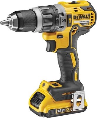DeWALT DCD796D2-QW Handbohrmaschine Lithium-Ion (Li-Ion) 2Ah 1600g Schwarz - Gelb Akku-Bohrer (DCD796D2) von Dewalt