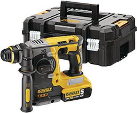 DeWalt DCH273P2T - Akku-Kombihammer - Batterietechnologie: Lithium-Ion (Li-Ion), Batteriespannung: 18 V. Gewicht: 3,1 kg, Breite: 85 mm, Tiefe: 301 mm. Produktfarbe: Schwarz, Gelb. Geräuschpegel: 97 dB, Geräuschpegel Ruhemodus: 3 dB (MIG2046076) von Dewalt
