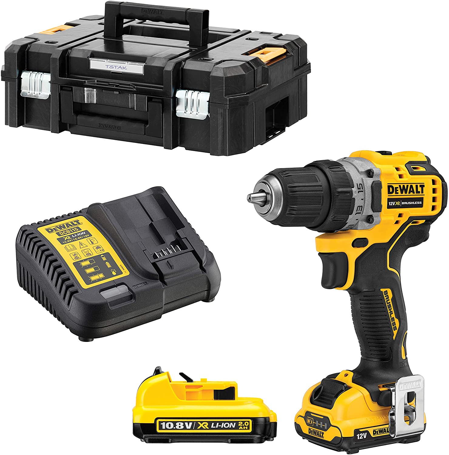 Dewalt DCD701D2-QW, Akkubohrer (DCD701D2-QW) von Dewalt