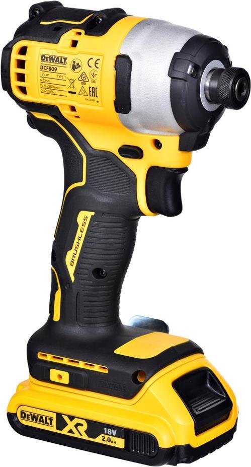 Dewalt DCF809D2T Akku-Schlagschrauber 18 V Li-Ion (DCF809D2T-QW) von Dewalt