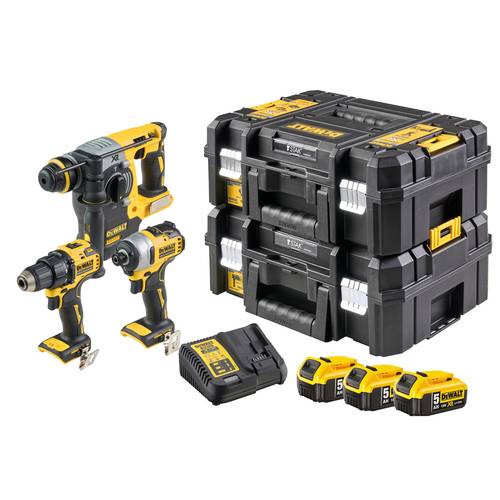 Dewalt DCK377P3T DCK377P3T-QW Akku-Bohrschrauber, Akku-Schlagschrauber, Akku-Kombihammer von Dewalt