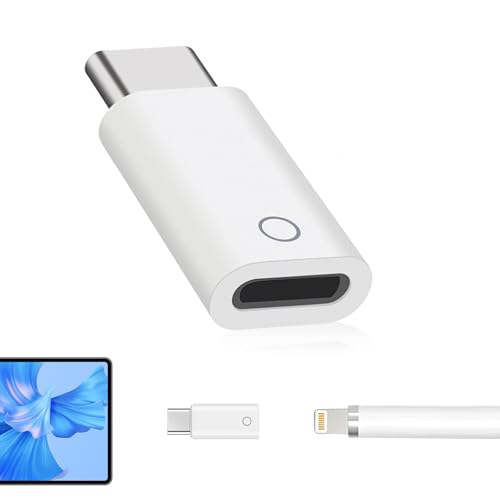 Adapter für Apple Pencil 1 auf USB C, Ladeadapter für Apple Pencil 1. Generation, USB C Adapter kompatibel mit iPad 10. Gen 2022, Kabelloser Ladeanschluss für Apple Pen, Unterstützt Bluetooth-Kopplung Adapter für Apple Pencil 1 auf USB C, Ladeadapter für Apple Pencil 1. Generation, USB C Adapter kompatibel mit iPad 10. Gen 2022, Kabelloser Ladeanschluss für Apple Pen, Unterstützt Bluetooth-Kopplung von Dewfigs ㅤ