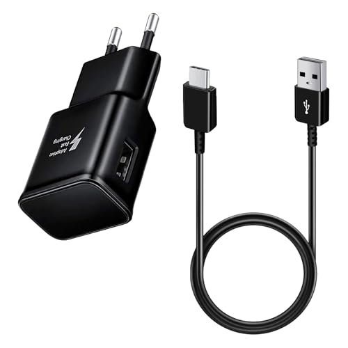 USB Ladegerät mit Ladekabel USB C Schnellladekabel 1M für Samsung Galaxy S23 S22 S21 S20 S10 S10+ S9 S9+ S8, Note 8 9 10, 15W USB C Netzteil mit Schnellladefunktion, Robustes und zuverlässiges Design USB Ladegerät mit Ladekabel USB C Schnellladekabel 1M für Samsung Galaxy S23 S22 S21 S20 S10 S10+ S9 S9+ S8, Note 8 9 10, 15W USB C Netzteil mit Schnellladefunktion, Robustes und zuverlässiges Design von Dewfigs ㅤ