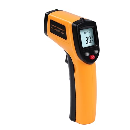 DewinLVD Infrarot Thermometer, Temperaturmessgerät Laser Digitales für Kochen Grillen Berührungslos Thermometer -50°C~400°C für Gefrierschränke Heizungsanlage nicht für Menschen DewinLVD Infrarot Thermometer, Temperaturmessgerät Laser Digitales für Kochen Grillen Berührungslos Thermometer -50°C~400°C für Gefrierschränke Heizungsanlage nicht für Menschen von DewinLVD