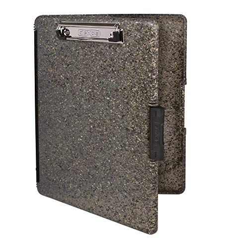 Dexas Slimcase Klemmbrett mit seitlicher Öffnung, 31,8 x 24,1 cm, schwerer Granit, 2 Stück Ideal für Lehrer, Krankenschwestern, Studenten, Heimschule von Dexas