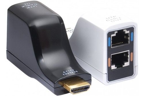 Dexlan Adapter HDMI auf 2 x RJ45 60 m von Dexlan