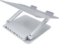Dexlan H�henverstellbarer Notebookst�nder aus Aluminium mit integrierter 20,30cm (8") 1 USB-C Docking Station (310790) von Dexlan