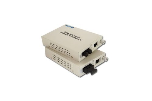 Dexlan Konverter Faser Singlemodefasern SC für Ethernet RJ45 100 FX 15 KMS von Dexlan
