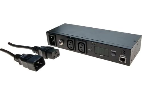 Dexlan Mini PDU IP 16 A 2 Ausgänge C13 Messung & Fernsteuerung von Dexlan