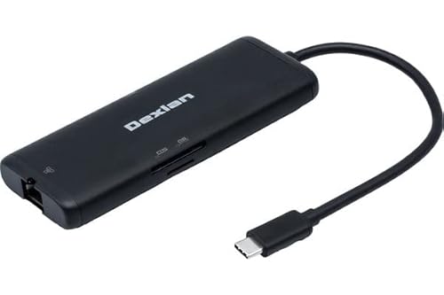 USB-C to HDMI2.0(4K/60Hz)+2USB3.0+RJ4 5 +SDcard+PD3.0(100W) von Dexlan
