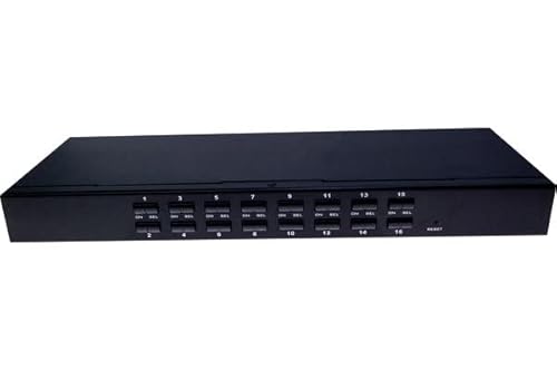 USB PS/2 Combo KVM Switch with OSD Menu- 8 Ports von Dexlan