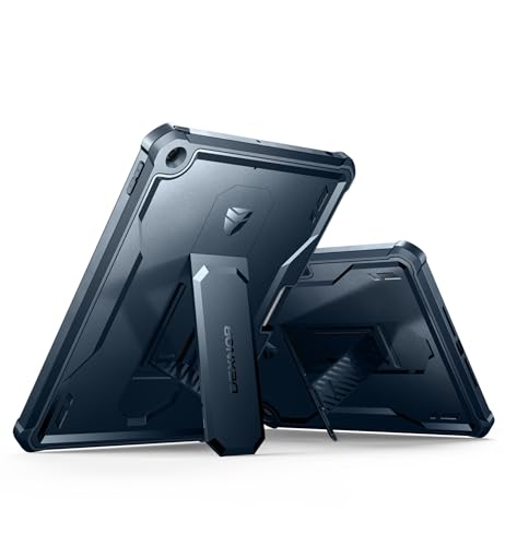 Dexnor Hülle für iPad iPad 9./8./7. Generation (iPad 10.2 Zoll), 360-Schutz-Ganzkörper-Fall mit eingebautem Displayschutz-Bumper-Fall für iPad 10.9" 2019/2020/2021 - Marineblau von Dexnor