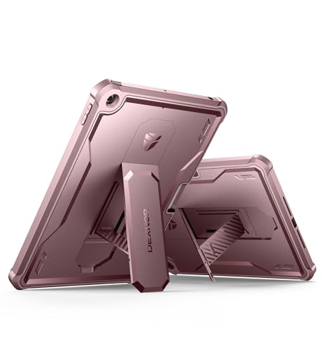 Dexnor Hülle Kompatibel mit iPad iPad 9./8./7. Generation (iPad 10.2 Zoll), 360-Schutz-Ganzkörper-Fall mit eingebautem Displayschutz-Bumper-Fall Kompatibel mit iPad 10.9" 2019/2020/2021 - Rosa von Dexnor