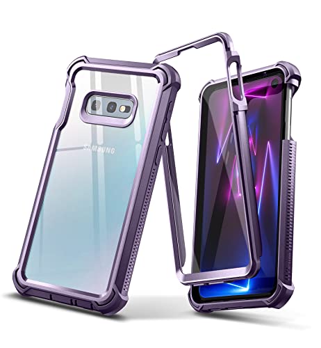Dexnor Kompatibel mit Samsung Galaxy S10e hülle 360 Grad Stoßfest Hybrid Ultra Dünn Handyhülle Silikon Bumper Transparent Cover mit Integriertem Displayschutz Kompatibel mit Samsung Galaxy S10e - Lila Dexnor Kompatibel mit Samsung Galaxy S10e hülle 360 Grad Stoßfest Hybrid Ultra Dünn Handyhülle Silikon Bumper Transparent Cover mit Integriertem Displayschutz Kompatibel mit Samsung Galaxy S10e - Lila von Dexnor