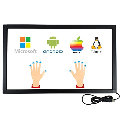 Deyowo 24 Zoll Infrarot-Touchscreen-Rahmen, IR-Touchscreen-Overlay, Touchscreen-Panel, Freier Treiber von Deyowo