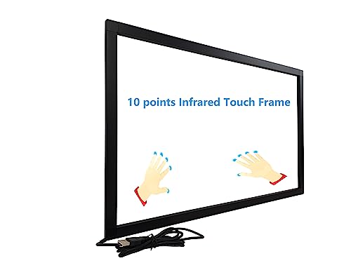 Deyowo 43 Zoll Infrarot-Touchscreen-Rahmen, IR-Touchscreen-Overlay, Touchscreen-Panel, Freier Treiber… von Deyowo