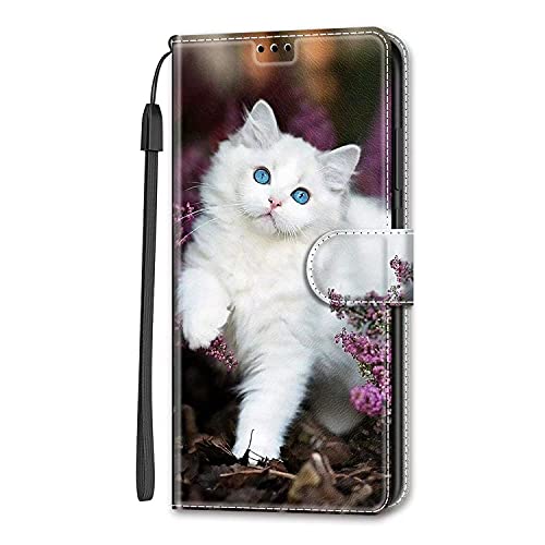 Dfjhure Handyhülle für Nokia C32 Hülle Wallet Leder Kartenfach Magnet Stoßfeste Handytasche Klapphülle Case Kompatibel mit Nokia C32 - Weiße Katze Dfjhure Handyhülle für Nokia C32 Hülle Wallet Leder Kartenfach Magnet Stoßfeste Handytasche Klapphülle Case Kompatibel mit Nokia C32 - Weiße Katze von Dfjhure