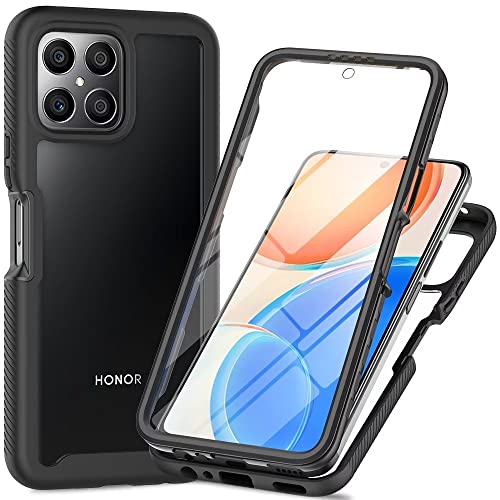 Dfjhure für Honor X8 Hülle 360 Grad Schutzhülle Stoßfest Panzerhülle Mit Eingebautem Displayschutz Outdoor Full Case Handyhülle für Honor X8 - Schwarz Dfjhure für Honor X8 Hülle 360 Grad Schutzhülle Stoßfest Panzerhülle Mit Eingebautem Displayschutz Outdoor Full Case Handyhülle für Honor X8 - Schwarz von Dfjhure