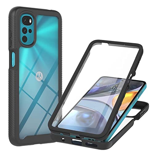 Dfjhure für Motorola Moto G22 Hülle 360 Grad Schutzhülle Stoßfest Panzerhülle Mit Eingebautem Displayschutz Outdoor Full Case Handyhülle für Motorola Moto G22 - Schwarz Dfjhure für Motorola Moto G22 Hülle 360 Grad Schutzhülle Stoßfest Panzerhülle Mit Eingebautem Displayschutz Outdoor Full Case Handyhülle für Motorola Moto G22 - Schwarz von Dfjhure