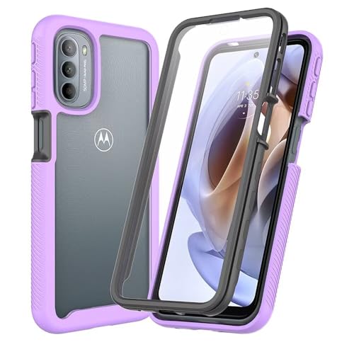 Dfjhure für Motorola Moto G31/G41 Hülle 360 Grad Schutzhülle Stoßfest Panzerhülle Mit Eingebautem Displayschutz Outdoor Full Case Handyhülle für Motorola Moto G31/G41 - Lila Dfjhure für Motorola Moto G31/G41 Hülle 360 Grad Schutzhülle Stoßfest Panzerhülle Mit Eingebautem Displayschutz Outdoor Full Case Handyhülle für Motorola Moto G31/G41 - Lila von Dfjhure