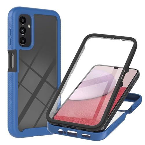 Dfjhure für Samsung Galaxy A13 5G/A04S Hülle 360 Grad Schutzhülle Stoßfest Panzerhülle Mit Eingebautem Displayschutz Outdoor Full Case Handyhülle für Samsung Galaxy A13 5G/A04S - Blau von Dfjhure