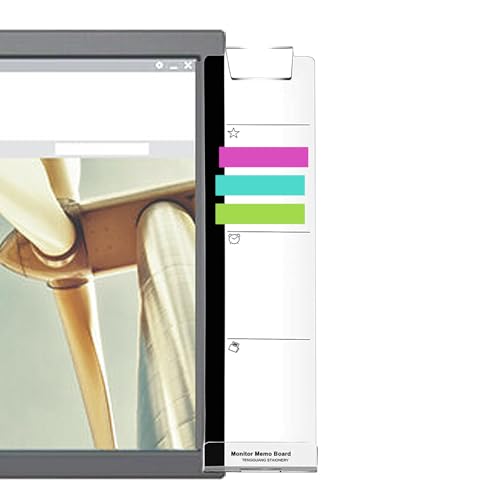 Dfstvup Monitor Notizhalter - Acryl Transparente Computer Monitor Seitenhalterung - Seitenmontage Übersichtliche Nachrichtenorganisation Klebebefestigung Schreibtischzubehör für Büro & Telefon Dfstvup Monitor Notizhalter - Acryl Transparente Computer Monitor Seitenhalterung - Seitenmontage Übersichtliche Nachrichtenorganisation Klebebefestigung Schreibtischzubehör für Büro & Telefon von Dfstvup