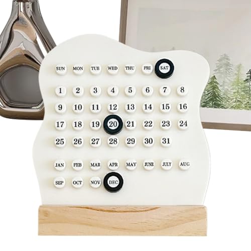 Dfstvup Schreibtischkalender - Täglicher Perpetual Schreibtischkalender Mit Modernem Design | Wiederverwendbare Bürodekoration für Zuhause, Studenten & Lehrer Dfstvup Schreibtischkalender - Täglicher Perpetual Schreibtischkalender Mit Modernem Design | Wiederverwendbare Bürodekoration für Zuhause, Studenten & Lehrer von Dfstvup