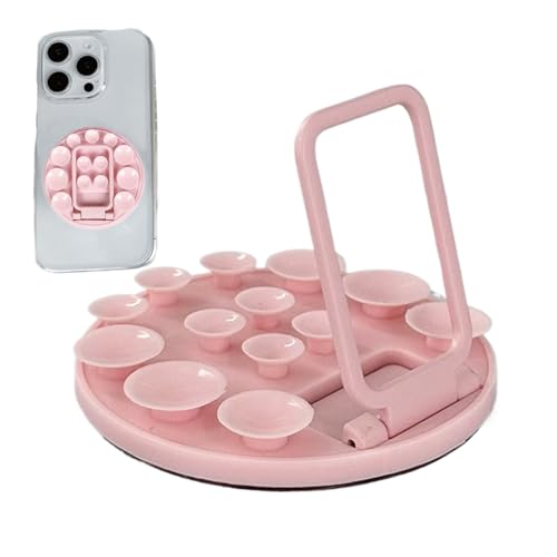 Dgayaeic Klappständer, Lazy Phone Holder, Saugnapf Silikon Magnethalterung, Saugnapf-Handyhalterung, wiederverwendbar, rutschfest, U-Ni-versal passend für die meisten Smartphones Dgayaeic Klappständer, Lazy Phone Holder, Saugnapf Silikon Magnethalterung, Saugnapf-Handyhalterung, wiederverwendbar, rutschfest, U-Ni-versal passend für die meisten Smartphones von Dgayaeic