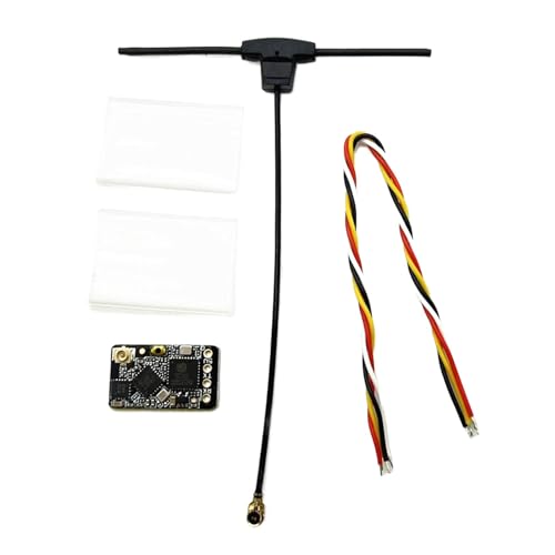 Drone Receiver, 2.4GHz Express LRS ELRS EP1 TCXO Long Range Low Latency Receiver, Receiver Long Range Low Latency Receiver with UFL T Antenna for FPV Drone FPV Racing Drone Quadcopter Drone Receiver, 2.4GHz Express LRS ELRS EP1 TCXO Long Range Low Latency Receiver, Receiver Long Range Low Latency Receiver with UFL T Antenna for FPV Drone FPV Racing Drone Quadcopter von Dgayaeic
