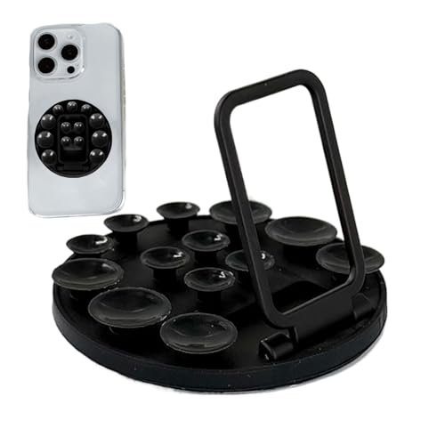 Klappständer, fauler Telefonhalter, Saugbecher-Silikon-Magnethalter, Saugnapf-Telefonmontage, wiederverwendbar, Anti-Slip, U-NI-umständige Passform für die meisten Smartphones Klappständer, fauler Telefonhalter, Saugbecher-Silikon-Magnethalter, Saugnapf-Telefonmontage, wiederverwendbar, Anti-Slip, U-NI-umständige Passform für die meisten Smartphones von Dgayaeic