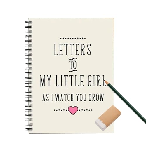 Letters to My Little Girl Noterbook Journal, 50 Blatt Tochter Journal, Little Girl Diary, inspiriert Liebe, Wachstum und Erinnerungen, mit einem weichen, matten Einband, Premium-Papier und reichlich Letters to My Little Girl Noterbook Journal, 50 Blatt Tochter Journal, Little Girl Diary, inspiriert Liebe, Wachstum und Erinnerungen, mit einem weichen, matten Einband, Premium-Papier und reichlich von Dgayaeic