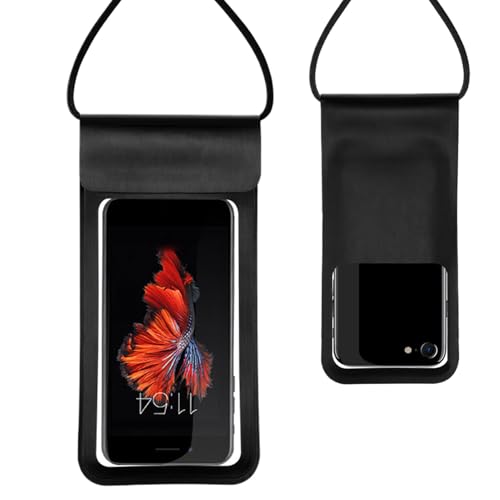 Mobiltelefon wasserdichtes Beutel, 6 -Zoll -Handy -Beutel mit einstellbarem Nacken -Lanyard, Wasserschutzgehäuse, Touchscreenfreundlich, klar, leicht und einfach zu versiegeln, um den Außenbereich zu von Dgayaeic