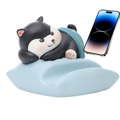 Dgkdek Mobilfunkhalter, Cartoon -Smartphone -Halter und Harzkatzentelefonständer und hält Ihr Gerät im perfekten Winkel, kann es mit 7 cm zum Beobachten nutzen, um sie zu beobachten von Dgkdek