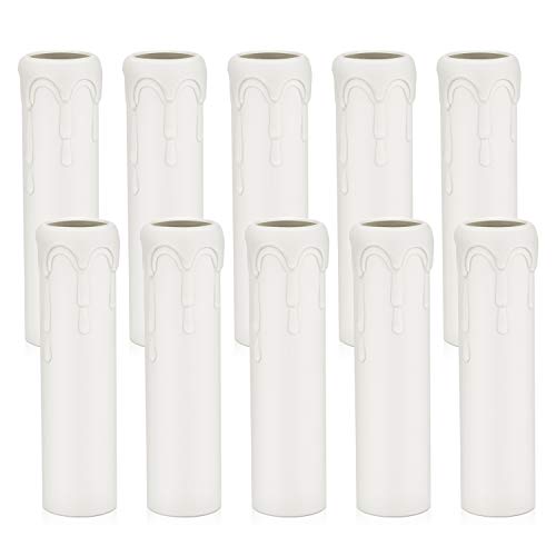 DiCUNO E14 Kerzenhülse 25x100mm, Weiße Kunststoff-Fassunghülse für Kronleuchter, LED-Kerzenlampen, Wandleuchten & Hängelampen, Lampenzubehör, 10er Pack DiCUNO E14 Kerzenhülse 25x100mm, Weiße Kunststoff-Fassunghülse für Kronleuchter, LED-Kerzenlampen, Wandleuchten & Hängelampen, Lampenzubehör, 10er Pack von DiCUNO