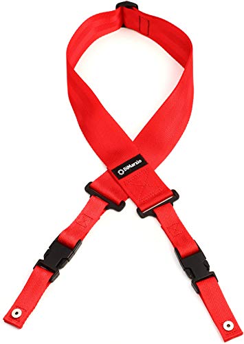 DiMarzio DD 2200BKS Clip Lock Nylon Strap Black Extra Short von DiMarzio