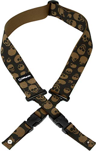 DiMarzio DD 2200MGSK Gitarrengurt mit integriertem Sicherungssystem | Breite: 5 cm | camo skulls von DiMarzio