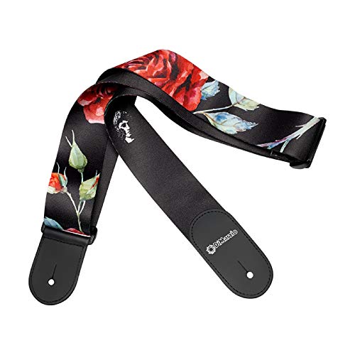 DiMarzio DD 3146 Polyphia Floral Muse Black Standard Strap DiMarzio DD 3146 Polyphia Floral Muse Black Standard Strap von DiMarzio