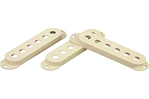 DiMarzio DM 2001CR Strat Pickup Covers, Abdeckungen für Tonabnehmer, 3er Set, Crème von DiMarzio
